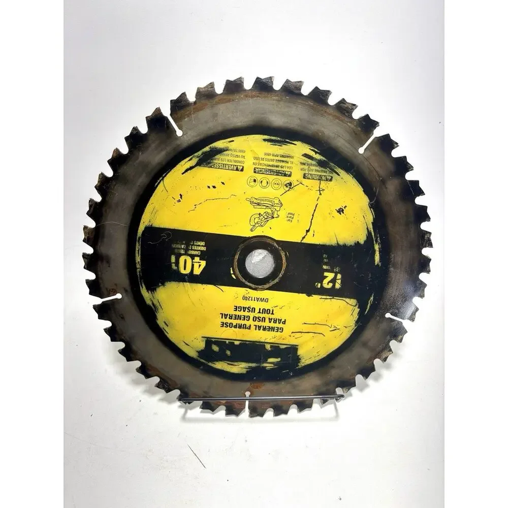 Texaco Saw Blade Wall Art Handcrafted Timber & Tarnish One Of A Kind Gas Decor